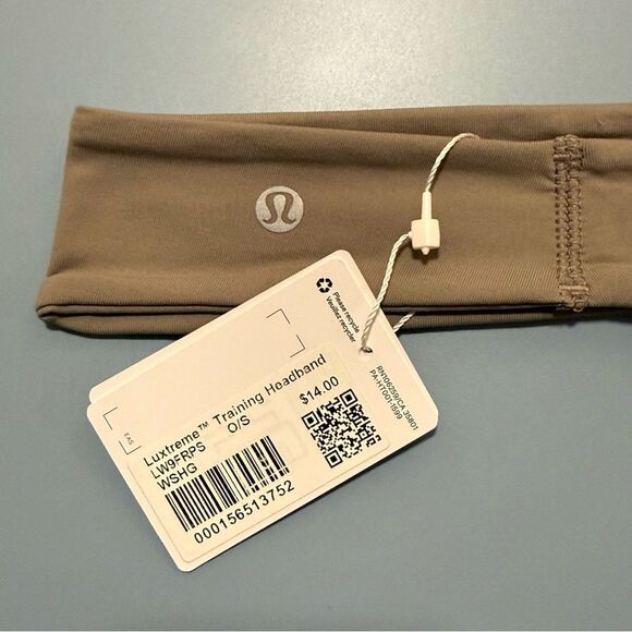 NWT WSHG WOMEN’S LUXTREME TRAINING HEADBAND Warm Ash Grey -OOS ONLINE! Lululemon - Picture 10 of 10